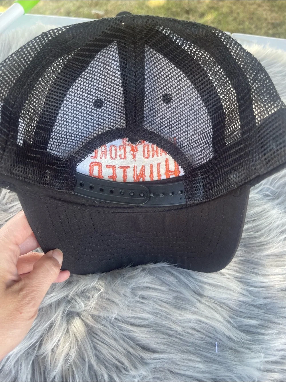 New black and orange hard core hunter hat size OSFM